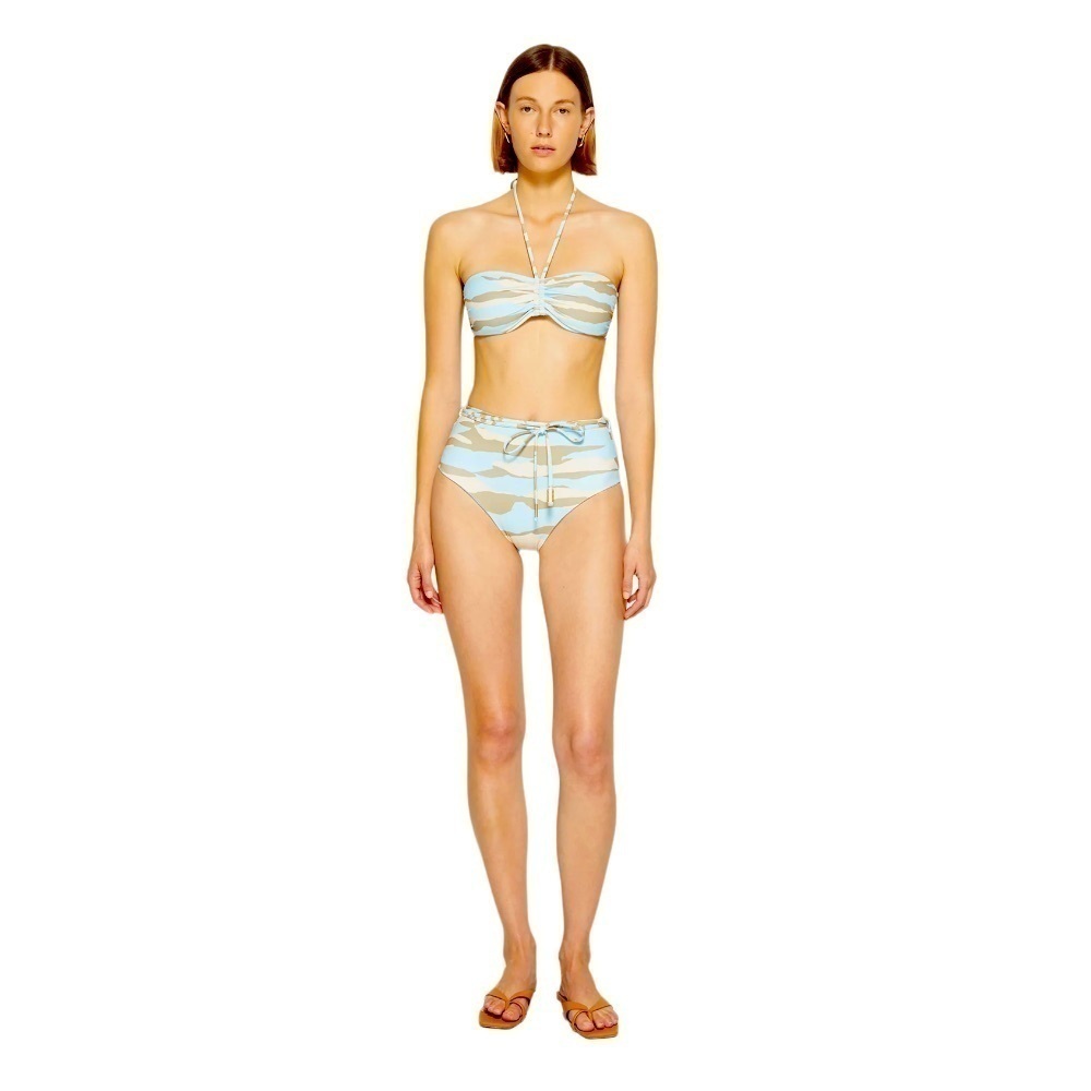 Jonathan Simkhai Blue and White Bikini